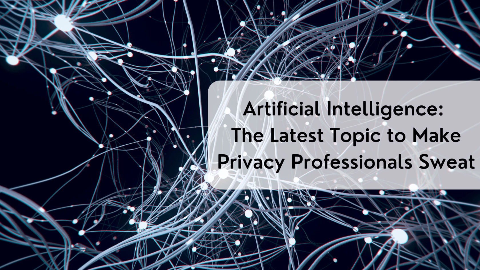 Artificial Intelligence: The Latest Topic to Make Privacy Professionals Sweat